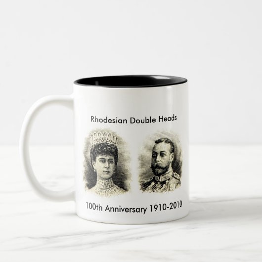 2 Couleurs 100th Grande tasse d'anniversaire (Gauche)
