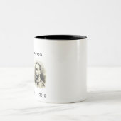 2 Couleurs 100th Grande tasse d'anniversaire (Centre)