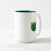 2 Couleurs 10ème Tasse d'aumônier de groupe de forces (Devant droit)