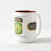 2 Couleurs 118TH TASSE de SOCIÉTÉ de POLICE MILITAIRE (Devant droit)