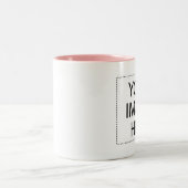 2 Couleurs 11 onces. Tasse à deux tons (Centre)
