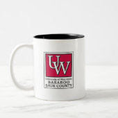 2 Couleurs 11 onces. Tasse classique (Gauche)