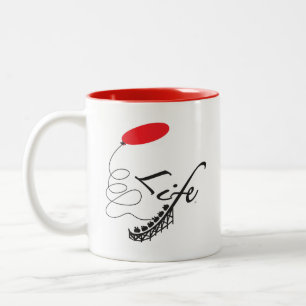 2 Couleurs 11 oz tasse à deux tons