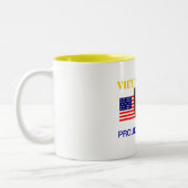 2 Couleurs 11ème TASSE du VIETNAM de RÉGIMENT de CAVALERIE (Gauche)