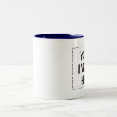 2 Couleurs 15 onces. Tasse à deux tons (Centre)