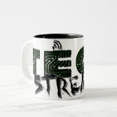 2 Couleurs 15 onces. Tasse de TechStremist (Devant gauche)