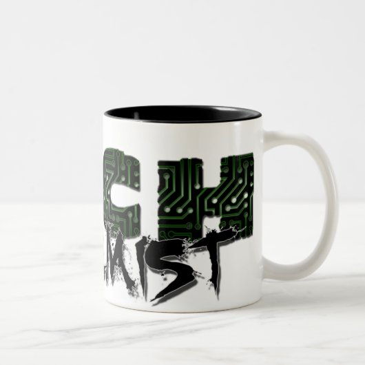 2 Couleurs 15 onces. Tasse de TechStremist (Droit)