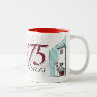 2 Couleurs 175th tasse de café de luxe d'anniversaire