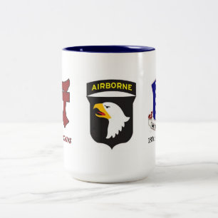 2 Couleurs 187TH Tasse aéroportée de l'INFANTERIE RAKKASANS