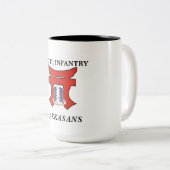 2 Couleurs 187th Tasse de Rakkasans d'infanterie (Devant droit)