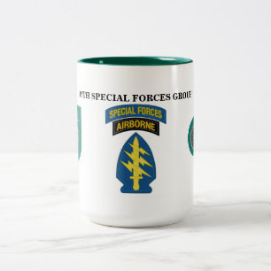 2 Couleurs 19ème TASSE de GROUPE de FORCES SPÉCIALES