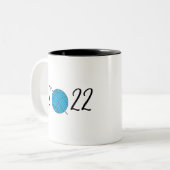 2 Couleurs 2022 fil tasse à café (Devant gauche)