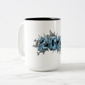 2 COULEURS 2026, TASSE À CAFE 15OZ DEUX TONS (Devant gauche)