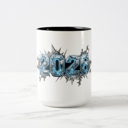 2 COULEURS 2026, TASSE À CAFE 15OZ DEUX TONS (Centre)