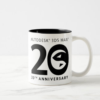 2 Couleurs 20ème tasse maximum de l'anniversaire 3ds