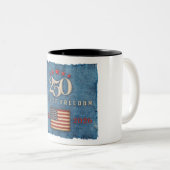 2 Couleurs 250 Ans de Liberté - Tasse à Café (Devant droit)