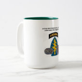 2 Couleurs 297TH TASSE de SOCIÉTÉ d'INTELLIGENCE MILITAIRE (Devant gauche)