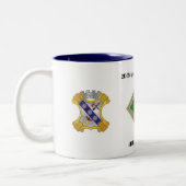 2 Couleurs 2D Tasse de division d'infanterie de 8ème (Gauche)