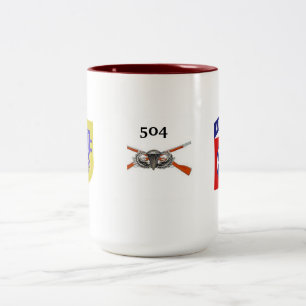 2 Couleurs 2ème Tasse aéroportée de MILLIARD 504th