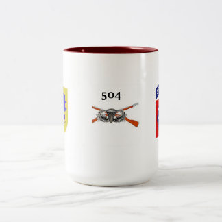 2 Couleurs 2ème Tasse aéroportée de MILLIARD 504th