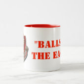 2 Couleurs 320th Tasse de café d'artillerie de campagne (Centre)