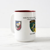 2 Couleurs 344th Tasse de PSYOPS Company (Devant gauche)