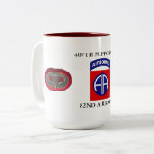 2 Couleurs 407TH TASSE AÉROPORTÉE de BATAILLON (Devant gauche)
