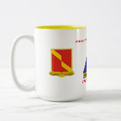 2 Couleurs 4ème 27ème TASSE BLINDÉE d'ARTILLERIE de CAMPAGNE (Gauche)