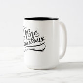 2 Couleurs 50 tasse fine et fabuleuse 15oz (Devant droit)