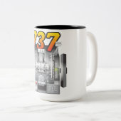 2 Couleurs 737 tasse 15 oz (Devant droit)