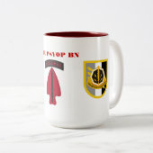 2 Couleurs 8ème TASSE de BATAILLON de PSYOP (Devant droit)