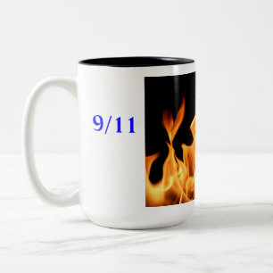 2 Couleurs 9/11 tasse de café commémorative