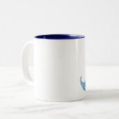 2 Couleurs Abe Lincoln montant une tasse de café de T-Rex (Devant gauche)