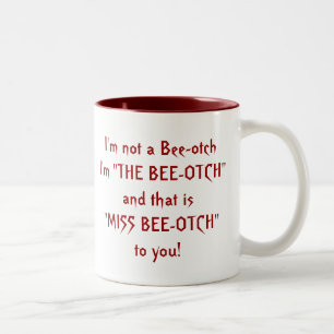 2 Couleurs Abeille-otch "Abeille-otch de tasse de café de