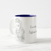 2 Couleurs Actuellement tasse de Caffeinating (Devant gauche)