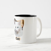 2 Couleurs adorable tasse de chat (Devant droit)