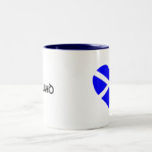 2 Couleurs Aime la tasse écossaise (Centre)