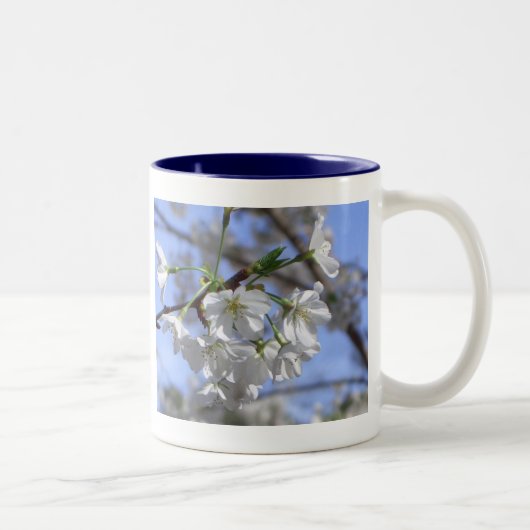 2 Couleurs AK- tasse de fleurs de cerisier (Droit)