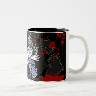 2 Couleurs Alice dans la tasse gothique de fractale de Lolita