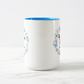 2 Couleurs Alimenté par Jésus & Café GRANDE tasse (Centre)