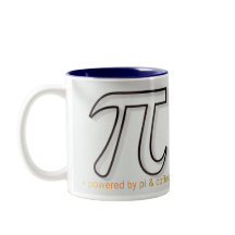 Alimenté par Pi & Tasse à café – Cadeau de maths m