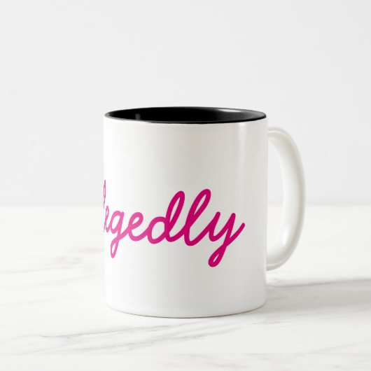 2 Couleurs Allégué tasse (Devant droit)