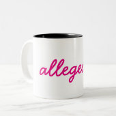 2 Couleurs Allégué tasse (Devant gauche)