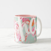 2 Couleurs Aloha tasse de Plumeria (Devant droit)