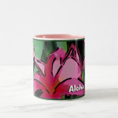 2 Couleurs "Aloha tasse de Plumeria de miels" (Centre)