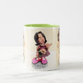 2 Couleurs Alpha tasse de sororité d'alpha Kappa (Centre)