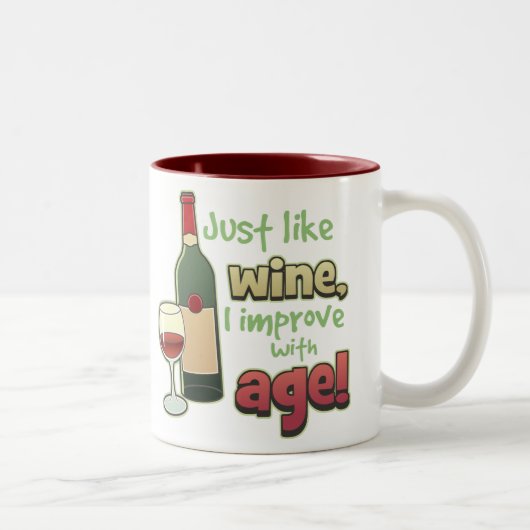 2 Couleurs Améliorez avec la tasse d'âge (Droit)