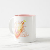 2 Couleurs Amour dans une tasse de bouteille (Devant gauche)