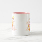 2 Couleurs Amour dans une tasse de bouteille (Centre)