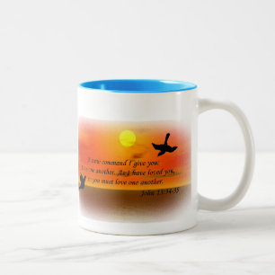 2 Couleurs Amour de 13h34 de John une une autre tasse